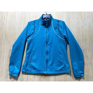 Reebok - Women's Long Sleeve Sports Jacket - Aqua Blue - Medium